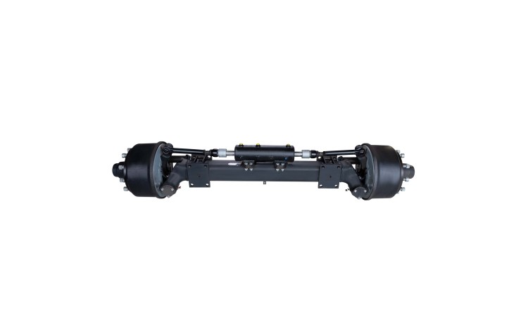Náprava BPW 410x180 10 děr, GS 2150mm/13500kg/150mm 2 platle