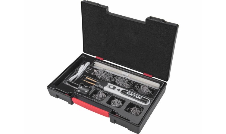 EXTOL 8891505 Svářečka sponkovací na plasty aku, USB nabíjení