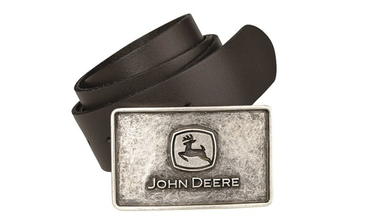 Pásek kožený John Deere