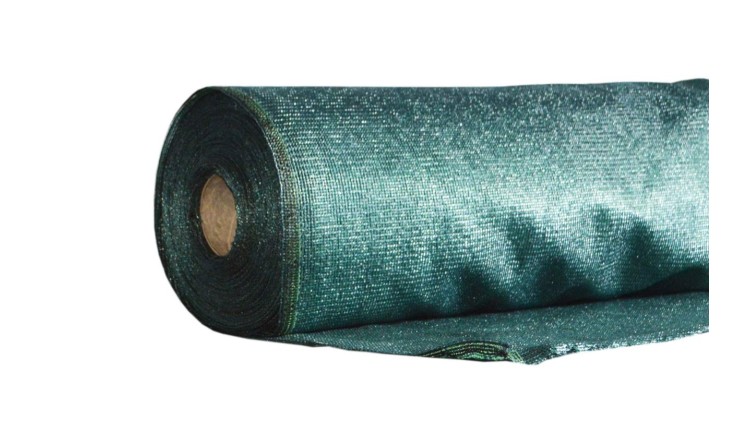 Síť stínící, šířka 3,12 m, tmavozelená, 1:0, 120 g/m2