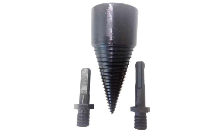 Magg060024 Štípací trn-kužel na dřevo 42x100mm s uchycením SDS+ a 1/2" adaptérem