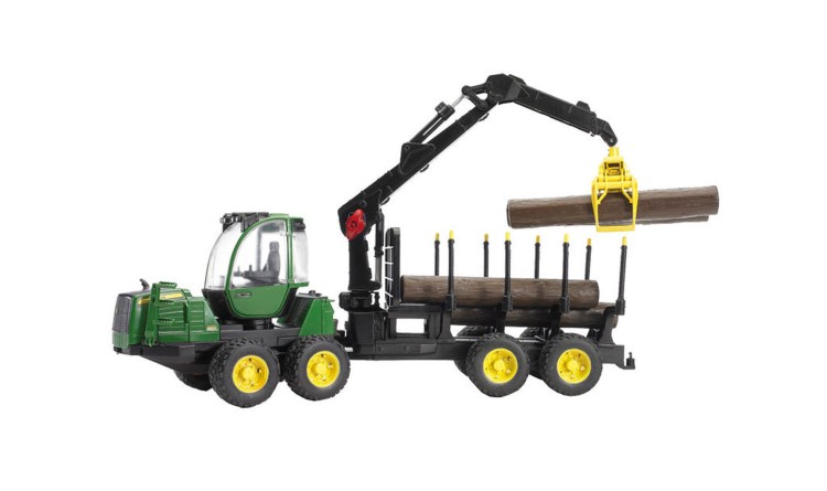 Přepravník na dřevo John Deere Bruder 02133