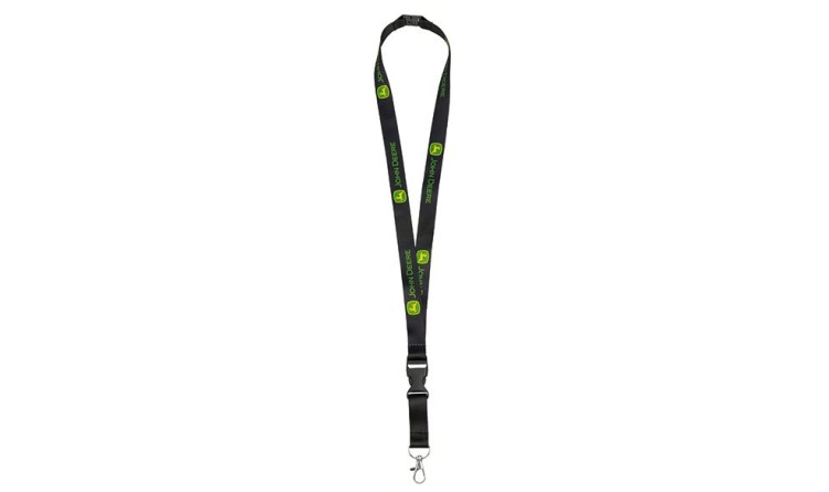 Klíčenka John Deere černá