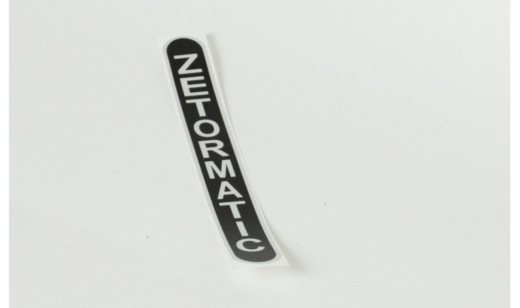 Nápis ZETORMATIC  černý oválný  67115306