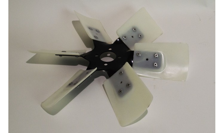 Ventilátor UNC/Desta = opačně nakloněné listy - tlačný