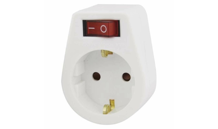EMOS P00262 Zásuvka s vypínačem Schuko