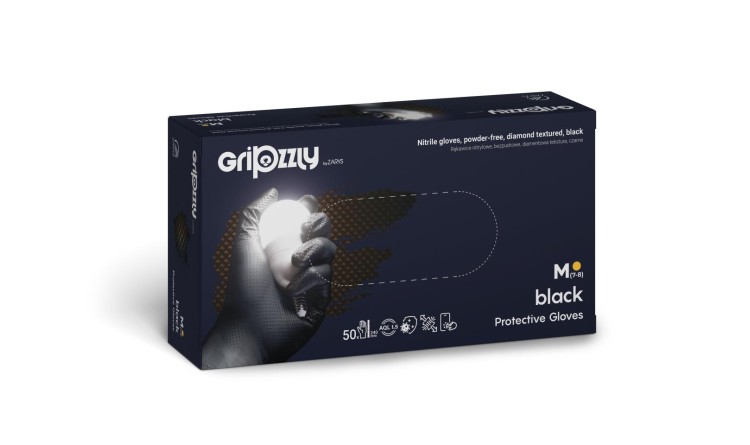 GRIPZZLY RNBDCXL5005 Rukavice nitril Gripzzly černé vel. XL (50ks)