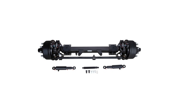 Náprava BPW 410x120 10 děr, GS 2050mm/10500kg/120mm 2 platle