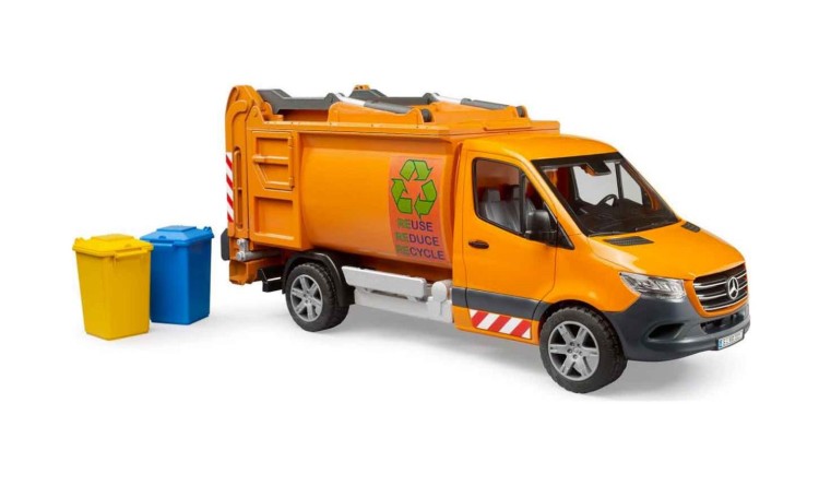 Bruder 02682 MB Sprinter komunální popelářský vůz