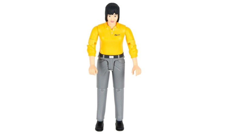 Bruder 46180 Bworld Figurka žena, šedé kalhoty