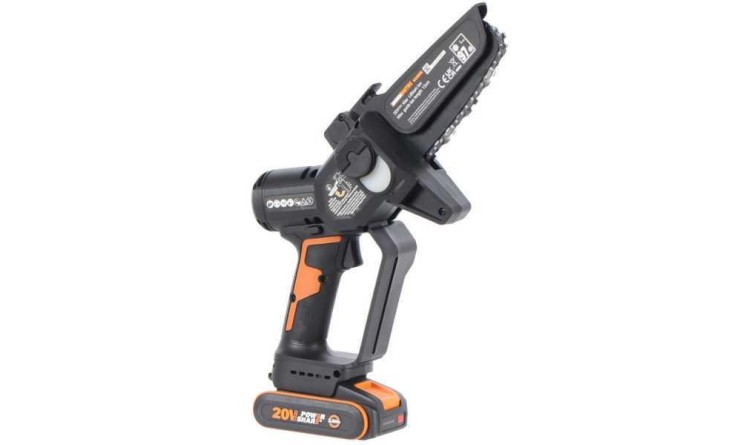 WORX WG325E Aku řetězová pila 20V, 1x 2Ah - Powershare