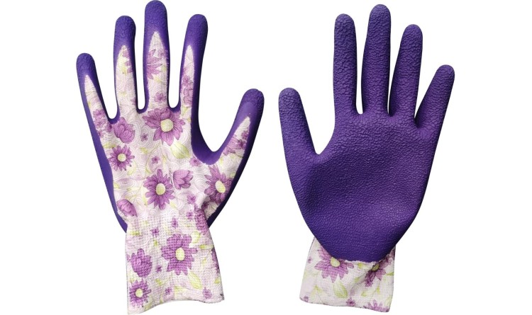 EXTOL 8856664 Rukavice polyesterové bezešvé polomáčené v latexu, vel. 7
