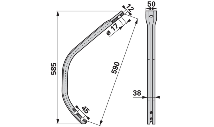 Slupice pera Kongskilde KKE101155061
