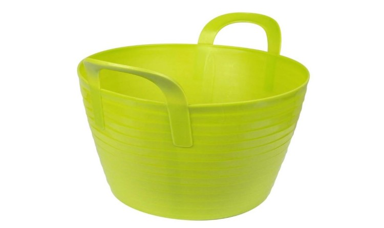 Žlab z pružného plastu FlexBag, 12l výška 31cm, 40cm, zelený