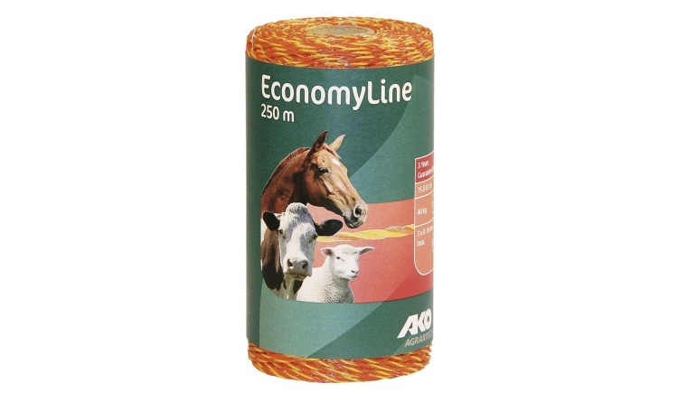 KERBL 44520 Lanko pro elektrický ohradník EconomyLine 250m žlutá/oranžová
