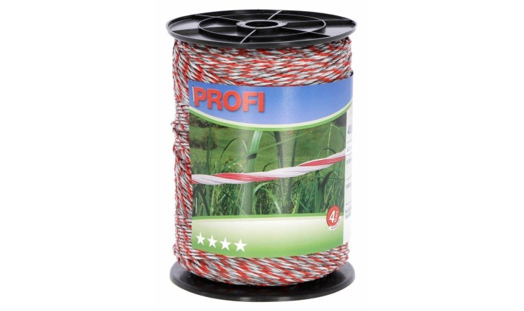 PROFI 59506 Vodič lanko bílá/červená 400 m
