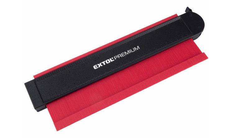 Extol 8825120 Šablona obrysová uzamykací, 256mm,s magnety