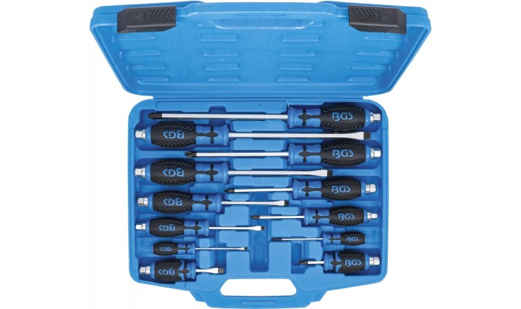 BGS TECHNIC BGS107895 Šroubováky ploché a křížové PL, PH BGS107895 Sada 12 dílů