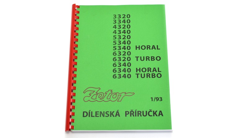 Dílenská příručka Z 3320-7340 - CZ 1/93