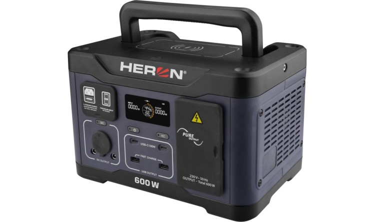 HERON 8896800 Stanice nabíjecí, 600W, 512Wh