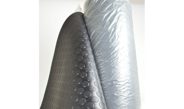 Podlahovina pryžová SBR penízková, tl. 4mm, š. 1400mm (tolerance 30mm) 65SH