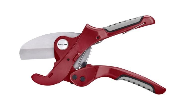 FORTUM nůžky na plastové trubky, 0-42mm