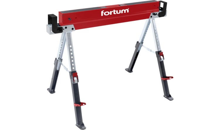 Fortum 4759999 Koza stavební skládací 1kus, nosnost 590kg, výška 61,5-82cm