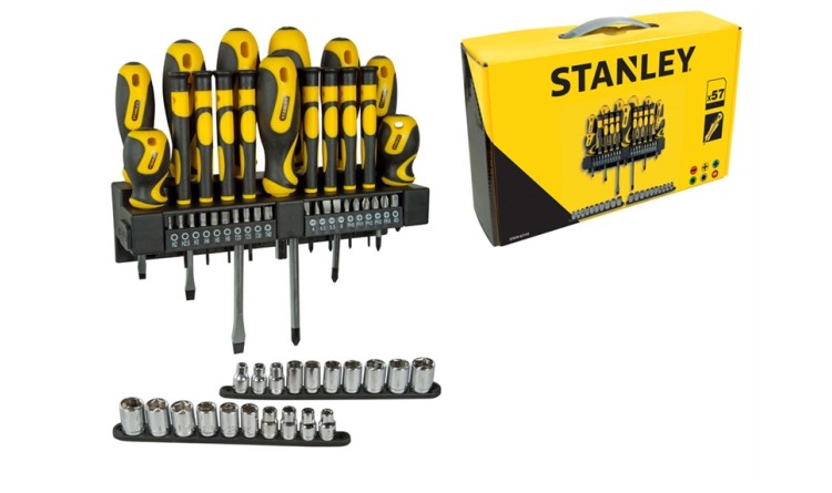 STANLEY 57dílná sada šroubováků