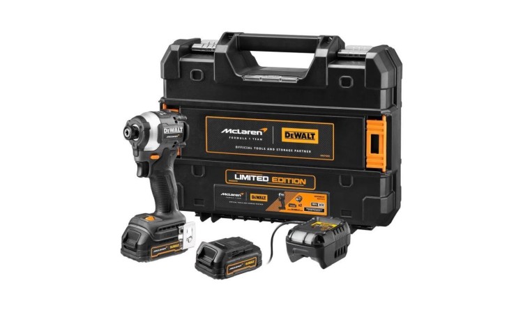 DEWALT McLAREN DCF85MP2T Utahovák rázový bezuhlíkový AKU 18V, 2x5,0 AH