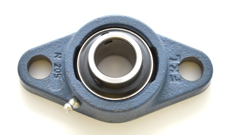 Ložisko s domečkem ležatým na dva šrouby s dvojitým krytím FKL