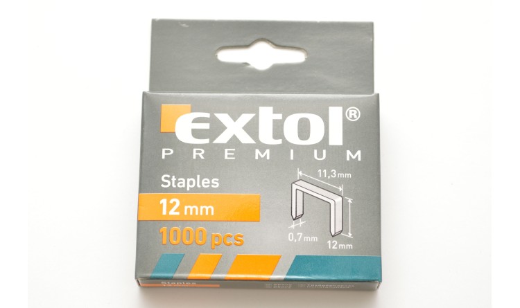 Sponky do sešívačů 12 mm extra, 1000 ks