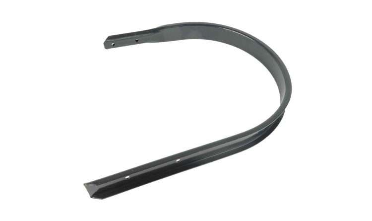 Plech sběrače středový  L=850mm (díra 55mm a 130mm)