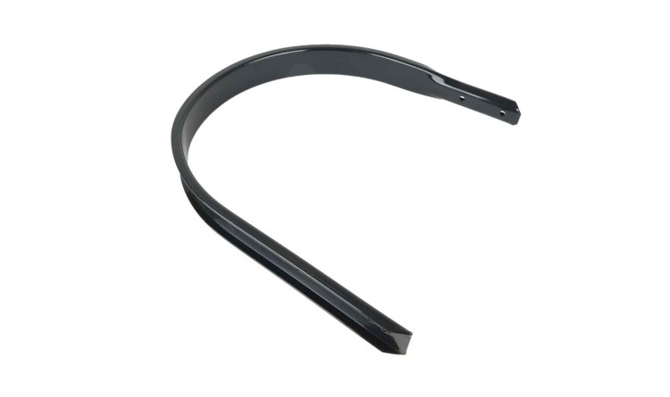 Plech sběrače krajový L=830mm (díra 20mm a 110mm)