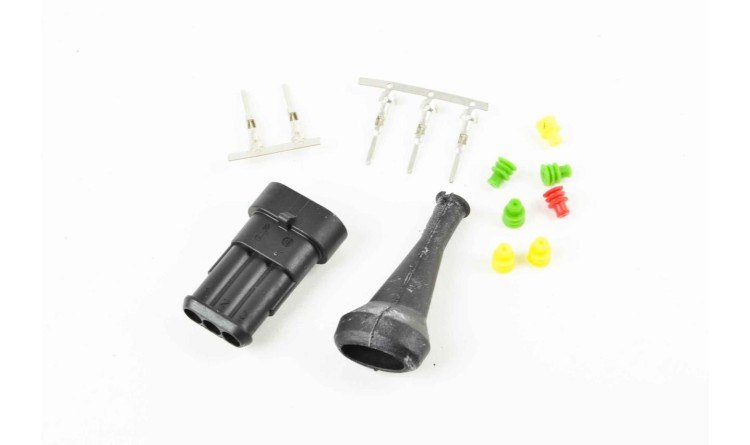 Zásuvka plochá 3kol.