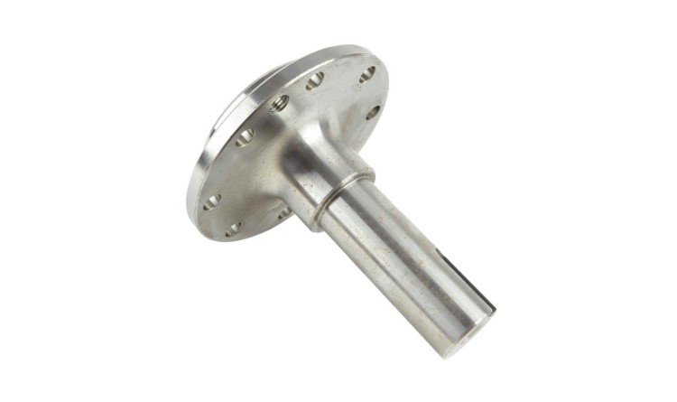 Hřídel s přírubou pro mačkací válec