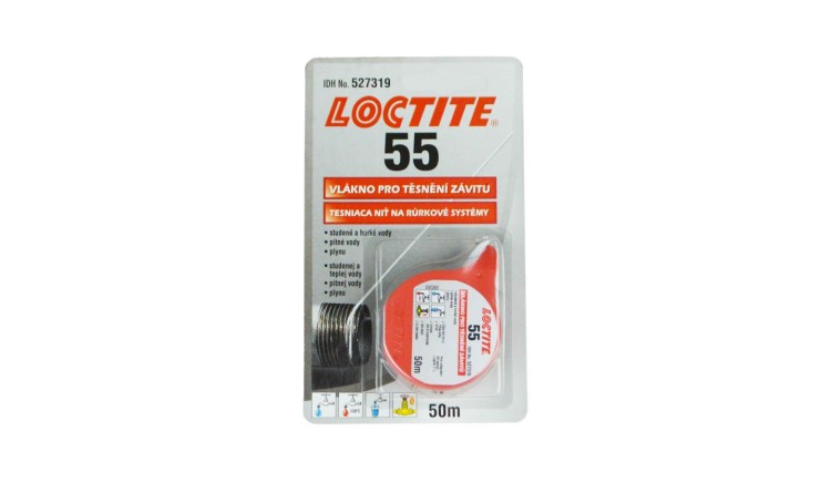 Loctite 55 Těsnění závitové 24x50m