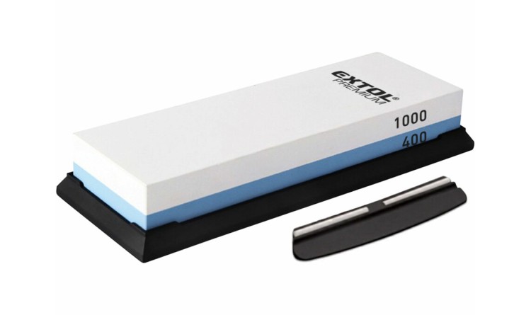 Extol 8855401 Brusný kámen olejový na nože oboustranný, 180x60x28mm, P400/P1000