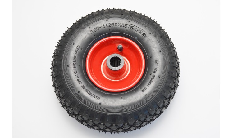 Kolo foukací kovový disk 260/20 10"x3.00-4 4PR jehlové ložisko