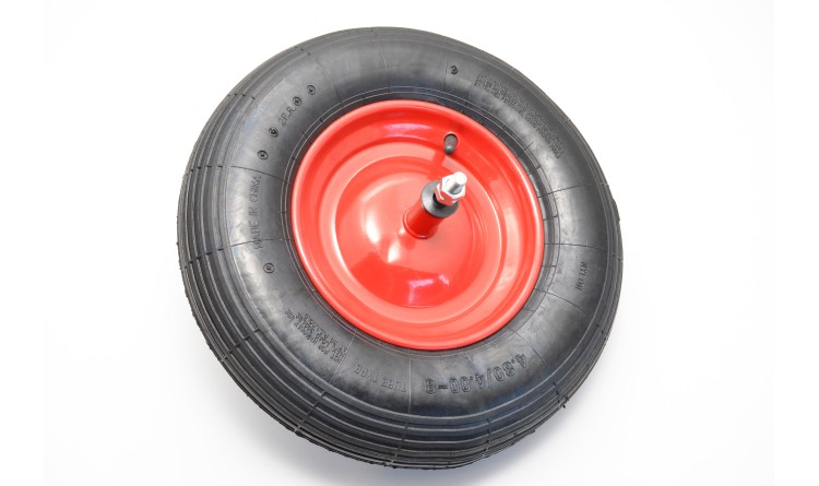 Kolo foukací kovový disk s osou 400/12 4.00-8 2PR náboj 150