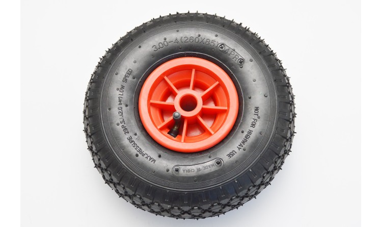 Kolo foukací plastový disk 260/20 10"x3.00-4 4PR