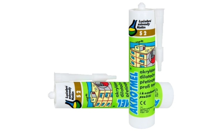 Akrotmel S2, na spáry 310ml bílá