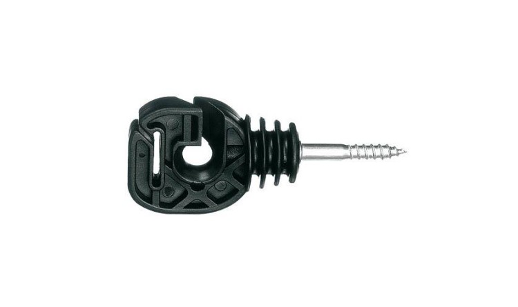 Izolátor s vrutem - pro pásku, lanko