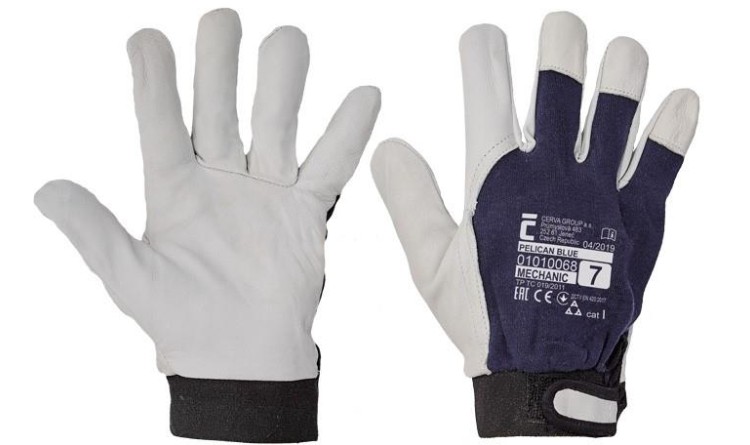 Pracovní rukavice PELICAN Blue vel. 8