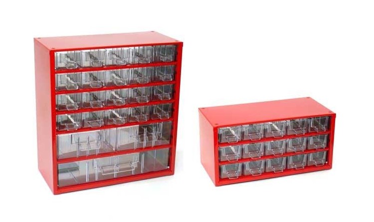 MARS 6795C Set skříněk 6731C + 6740C - červená