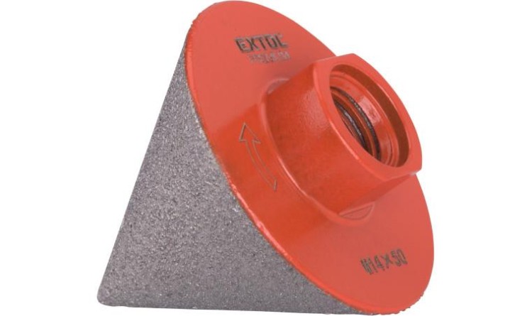 EXTOL PREMIUM 8801852 Korunka brusná diamantová-kužel, 0 2-50mm, M14