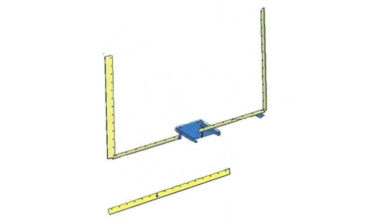 Sada polyuretan těsnění na ASW 2x99cm, 2x186cm, 1x235