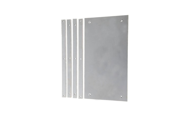 Sada lišt posuvné podlahy ASW, pozice54,55,56, 4ks 38x695mm,1ks 370x695mm