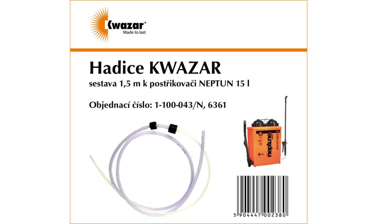 Hadice sestava 1,5 m Kwazar NEPTUNE