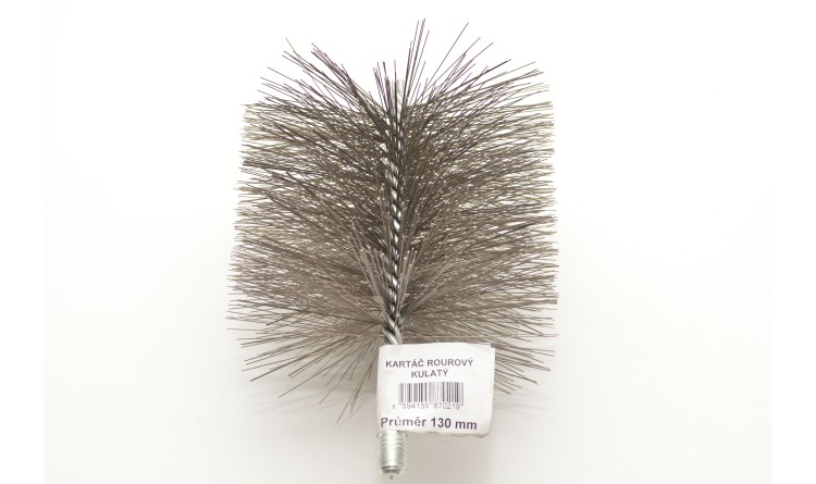 Kartáč ocelový 130 mm na kotle z M12