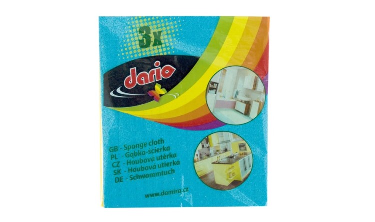 Utěrka houbová 3 ks